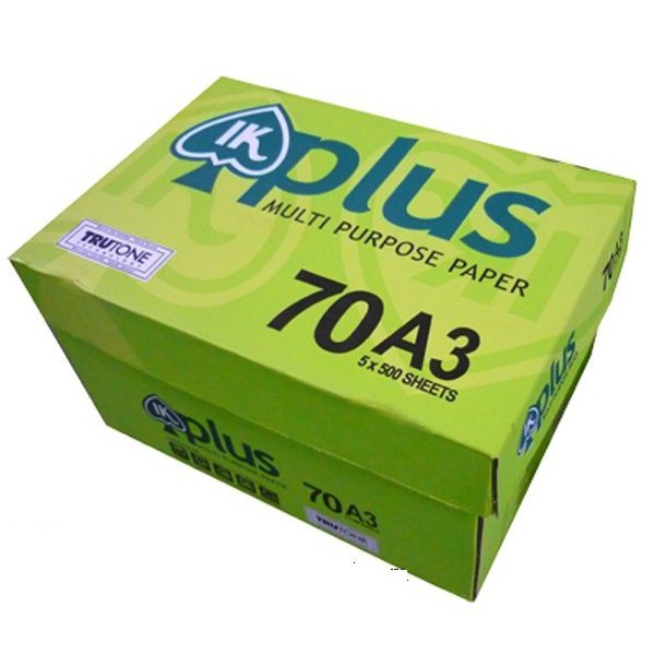 Giấy A3 IK Plus 70gsm 500 tờ xuất xứ Indonesia BIGSUKA