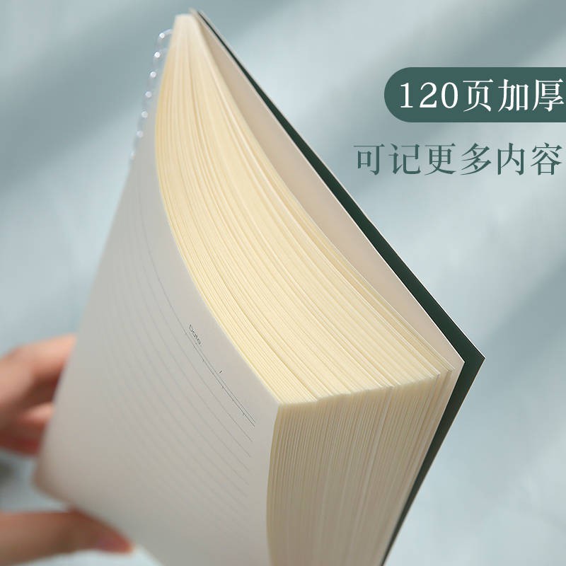 B5 Cuộn dây dày tối giản này Phong cách A5 Sinh viên Sao chép máy tính xách tay Bán buôn