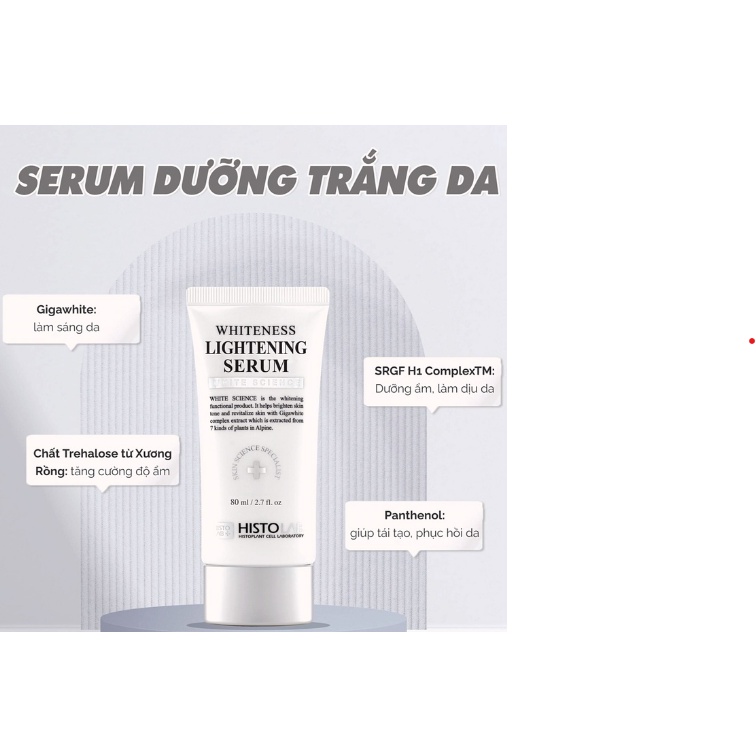 [ HISTOLAB ] TINH CHẤT LÀM TRẮNG DA WHITENESS LIGHTENING