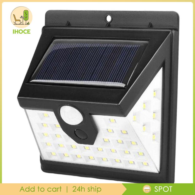 Đèn LED gắn tường cảm biến chuyển động PIR sử dụng năng lượng mặt trời
