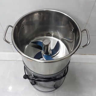 Máy xay tỏi ớt công nghiệp nồi tháo rời 30cm 2HP