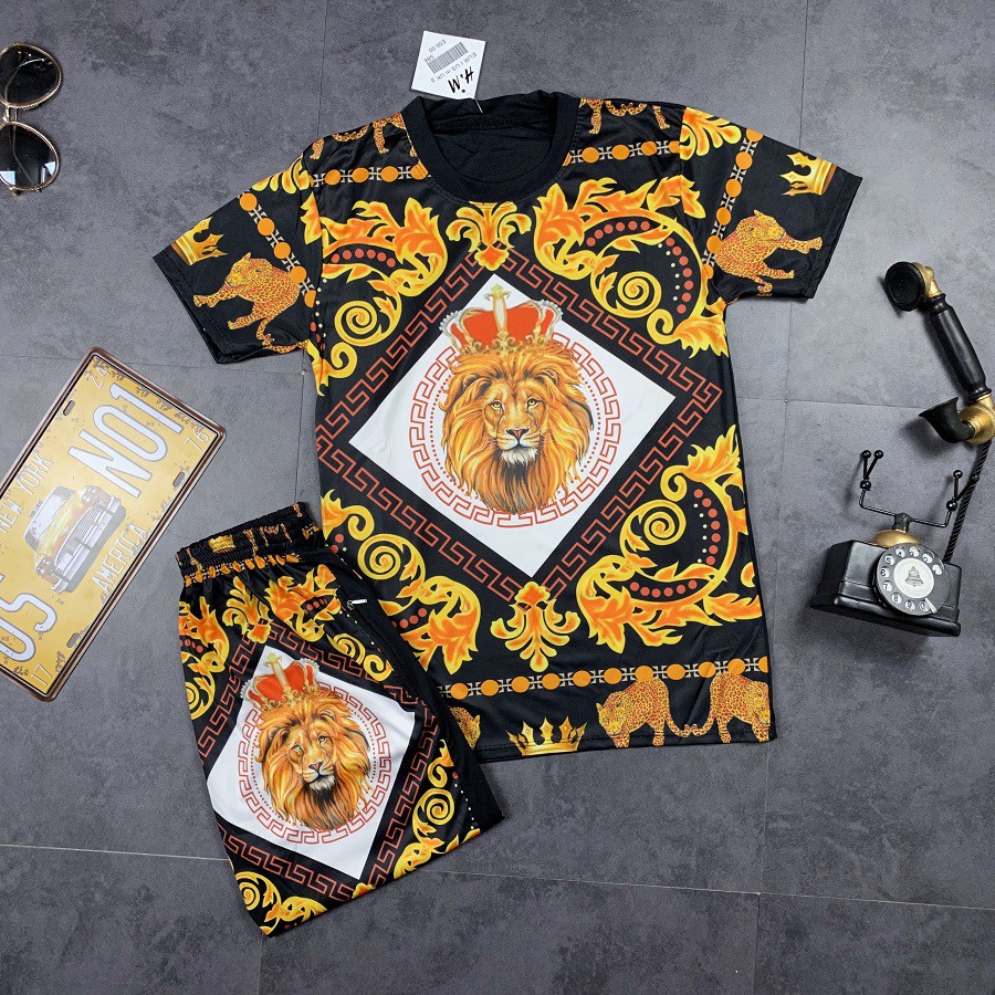 SET BỘ QUẦN ÁO THỂ THAO THUN LẠNH, SET BỘ ÁO NAM TAY LỠ chất liệu thun lạnh mền mịn in Vua Sư Tử Đủ Size BN44 | BigBuy360 - bigbuy360.vn