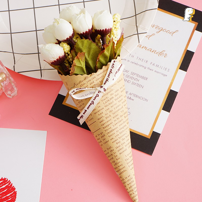 Bó hoa giả trang trí