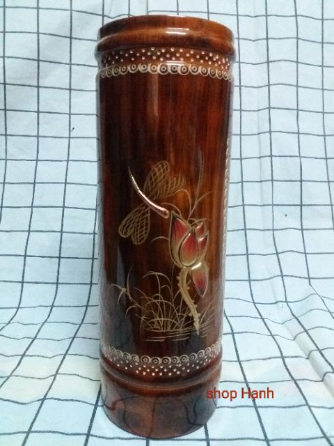 Ống đựng nhang gỗ chạm hoa sen có 4 size | BigBuy360 - bigbuy360.vn