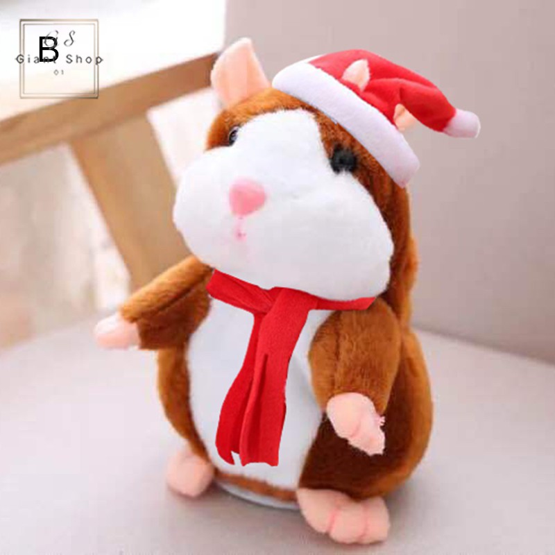 Chuột Hamster Nhồi Bông Biết Nói Vui Nhộn Cho Bé