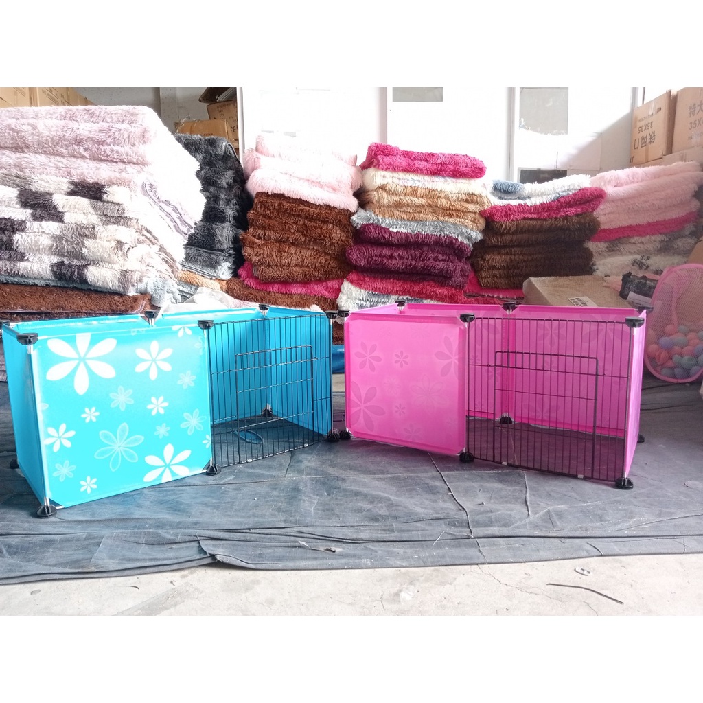 Bộ Chuồng 6 Tấm Ghép Giao Ngẫu Nhiên Màu 35x35cm &amp; 35x45cm