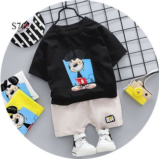 Set Áo Quần Mickey Cho Bé Trai
