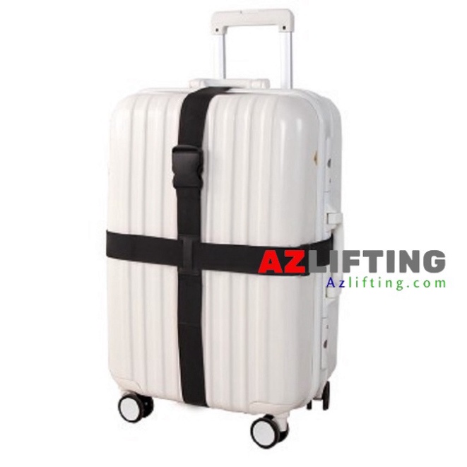 Dây chăng hàng khóa cài nhựa rút bản 38mm dài 1m đen