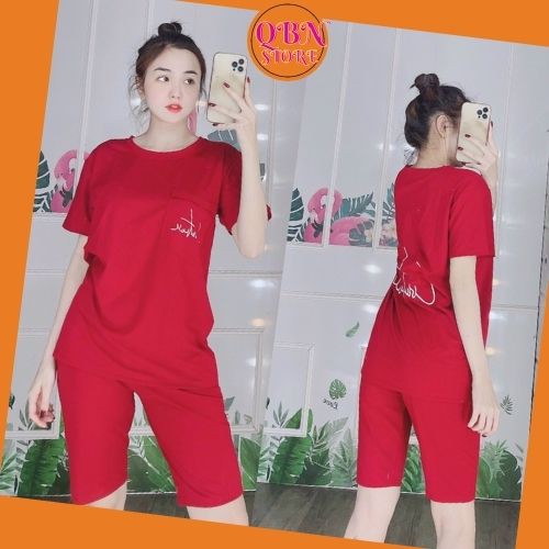 (Có bigsize 85kg)🌺Đồ Bộ Thêu Form Rộng Lửng Cotton Mặc Nhà🌟Đồ Bộ Nữ Mặc Nhà Đẹp