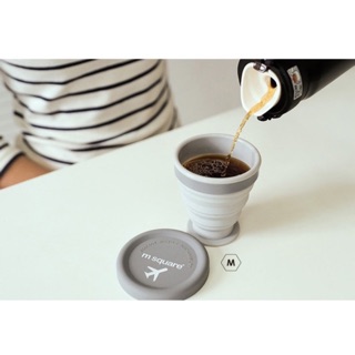 (HÌNH THẬT) Ly gấp gọn 200ml du lịch, chịu nhiệt cao.