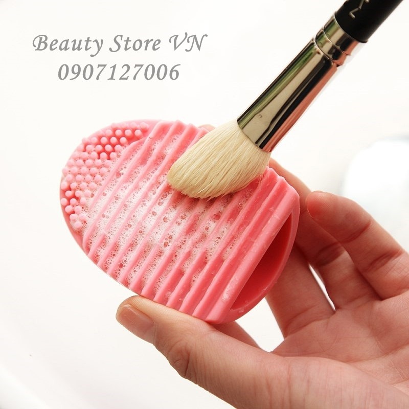 Dụng Cụ Vệ Sinh Cọ Trang Điểm Tiện Lợi Màu Ngẫu Nhiên