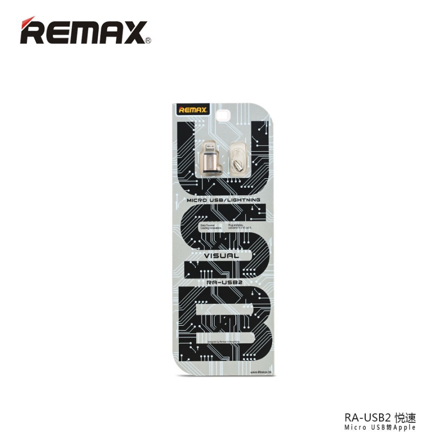 Remax Đầu Chuyển Đổi Otg Micro Usb Sang Apple Lightning / Ra-usb2 Ori