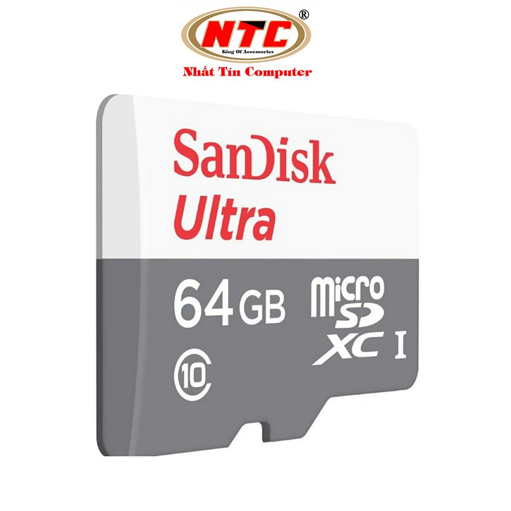 Thẻ nhớ MicroSDXC SanDisk Ultra 64GB 533X 80MB/s (Bạc) - Không Box