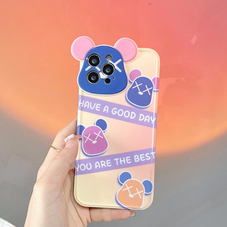 Gradient Violent Bear IMD Stereo Lens iPhone 12 Pro Max 11 Pro Max X Xr Xs Max Xr 8 7 Plus