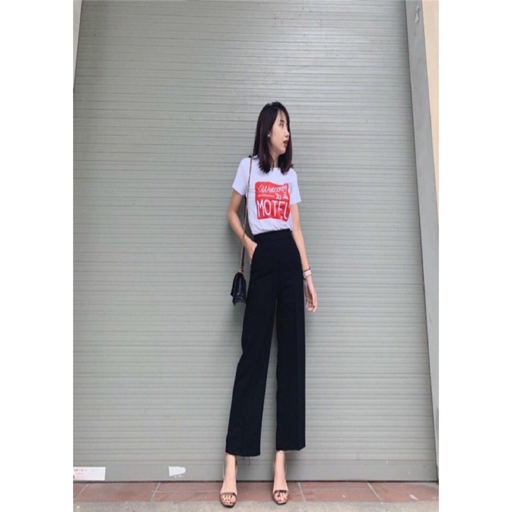 QUẦN CULOTTES kéo khoá sườn sang chảnh - SCXQ27