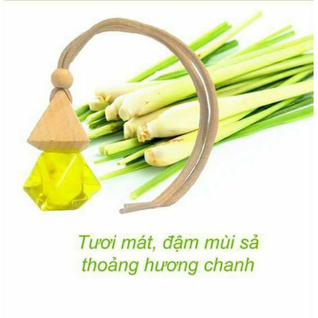 Tinh dầu treo xe oto hương Sả Chanh giúp khử mùi, chống say xe - Sả Chanh &lt;RẺ VÔ ĐỊCH&gt;