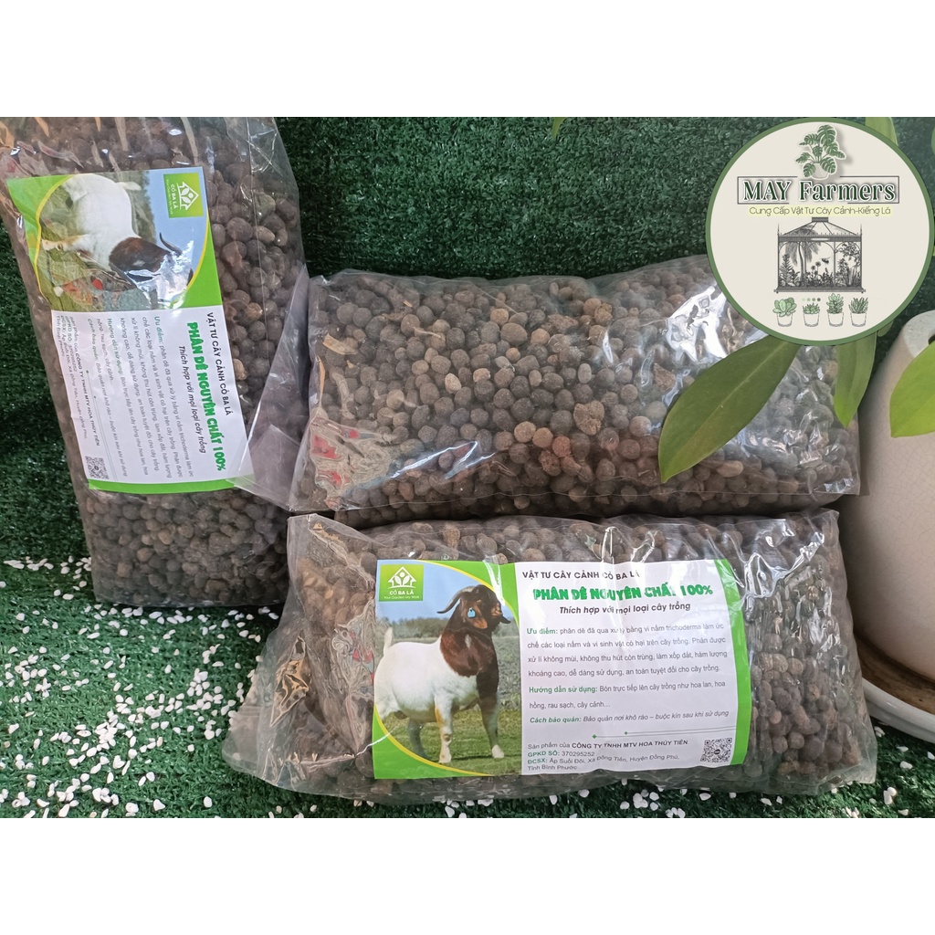 Phân Dê Nguyên Chất Đã Qua Xử Lý Men Trichoderma Túi 1KG