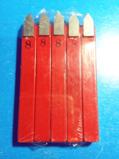 Dao tiện thẳng đỏ số 6x2.cây...