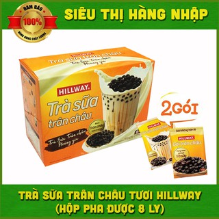 [Hộp pha 8 ly] Trà sữa trân châu Hillway