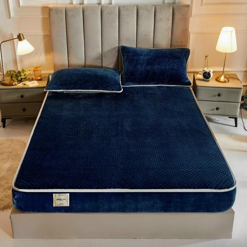 Bộ ga gối nỉ nhung ong 3 món 2mx2m2