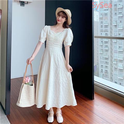 Đầm Maxi Dáng Chữ A Cổ Chữ V Thời Trang Mùa Hè Dành Cho Nữ