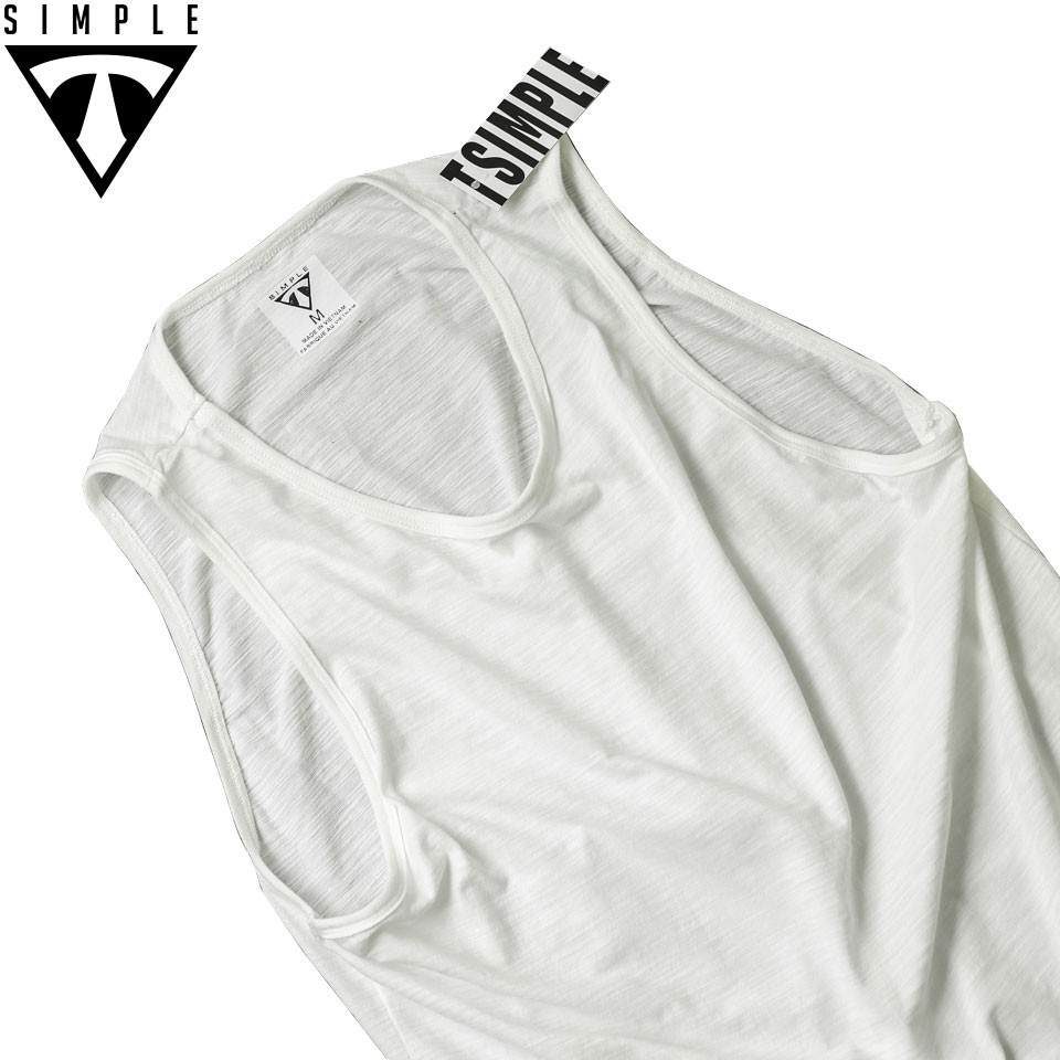 Áo Ba Lỗ Nam Chất Cotton TSIMPLE (Trắng) | BigBuy360 - bigbuy360.vn