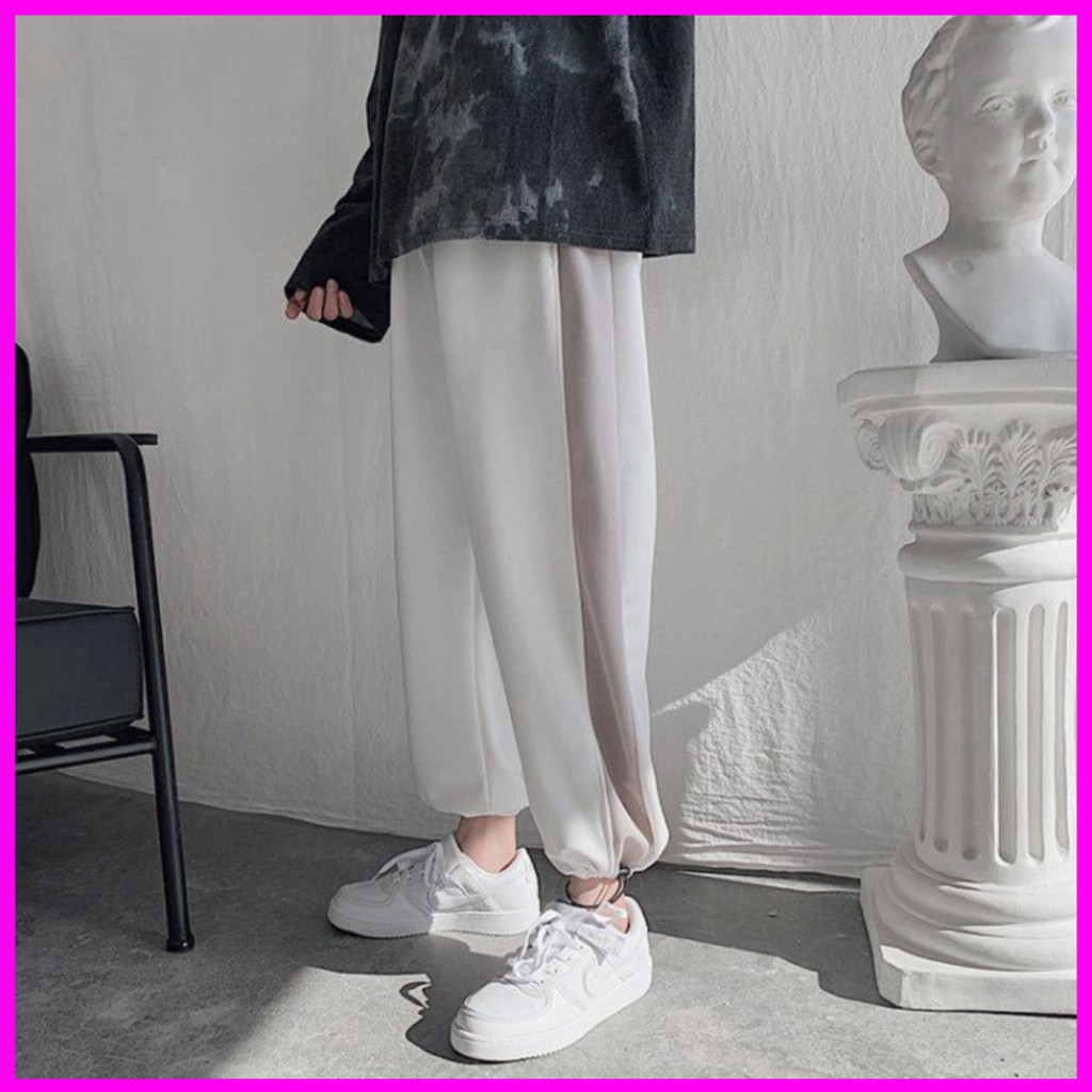 Quần jogger dây rút kiểu dáng Ulzzang thể thao siêu hot | WebRaoVat - webraovat.net.vn