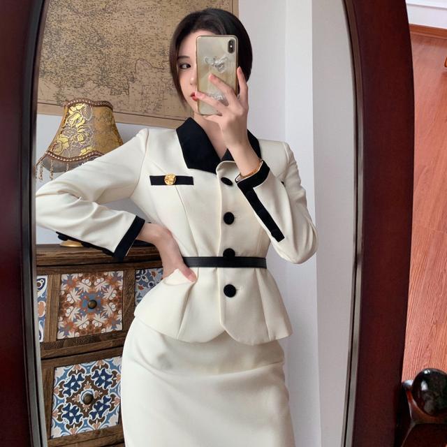 Áo Khoác Cardigan Ngắn Dáng Rộng Phong Cách Thời Trang Thu Đông Kiểu Pháp Cổ Điển Mới