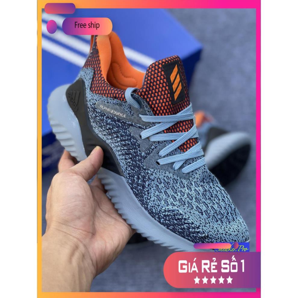 (FULL BOX) Giày thể thao sneaker nam nữ ALPHABOUNCE Beyond gót vạch cam | BigBuy360 - bigbuy360.vn