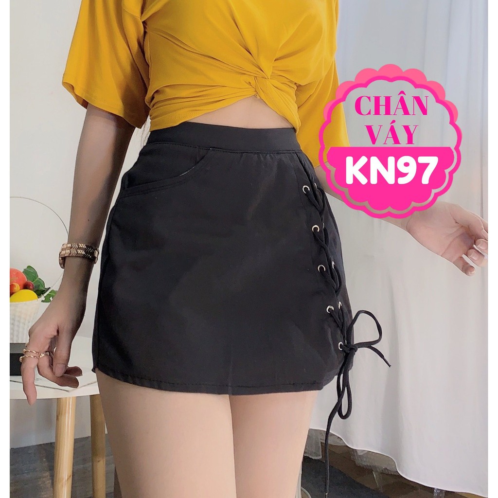 QUẦN VÁY KAKI ĐAN DÂY CỰC XINH KN97 ⚡ẢNH THẬT⚡QUẦN VÁY KAKI ⚡ CHÂN VÁY PHOM NGẮN