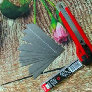 Sale 10 cái lưỡi dao rọc giấy lớn 18mm sdi