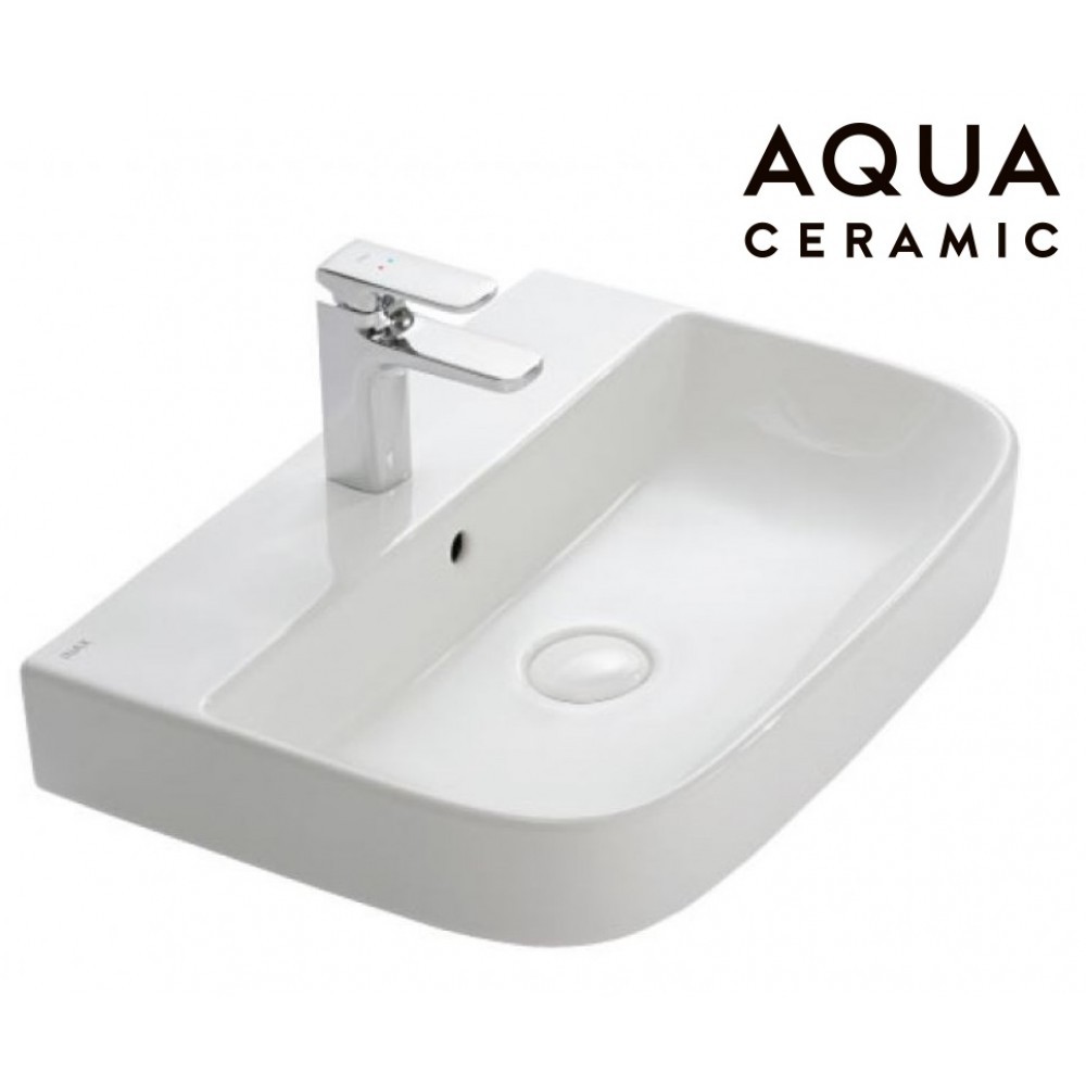 Chậu Rửa Lavabo Inax AL-632V Đặt Bàn AquaCeramic( chưa bao gồm nút chặn sứ)