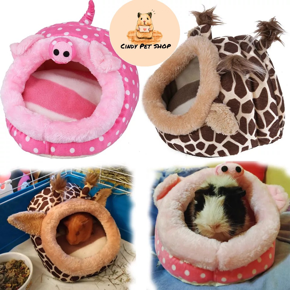 Nhà ngủ bông cao cấp đệm rời cho thú cưng và động vật nhỏ