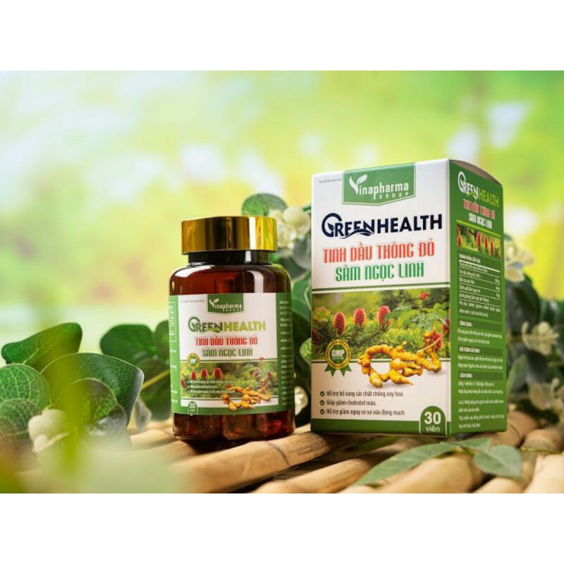 [Chính hãng] Greenhealth Tinh Dầu Thông Đỏ Sâm Ngọc Linh Vinapharmar