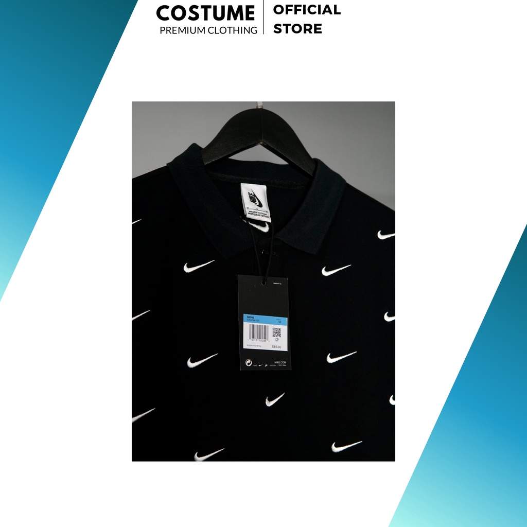 Áo polo cổ trụ, áo thun vải cotton cao cấp Unisex Form rộng phong cách Hàn Quốc từ COSTUME.