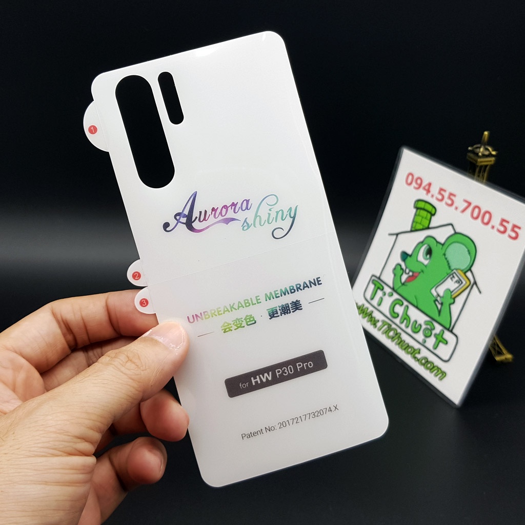 [Mặt Sau] Dán CL Dẻo PPF Huawei P30 PRO Cường Lực Dẻo Trong Suốt/ Nhám