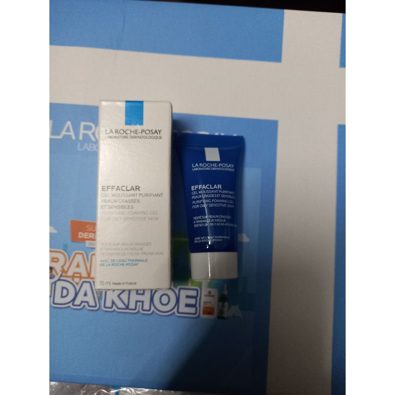 Sữa rửa mặt LA ROCHE POSAY Effaclar Gel 50ml/15ml
