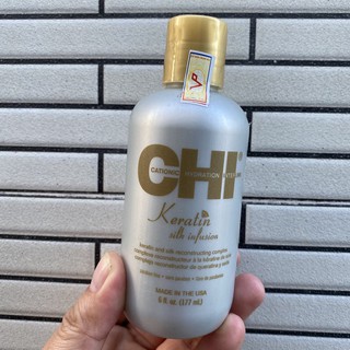 Tinh dầu dưỡng bóng tóc Chi Keratin Silk Infusion 177ml