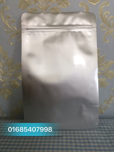 100g Túi zipper ghép bạc