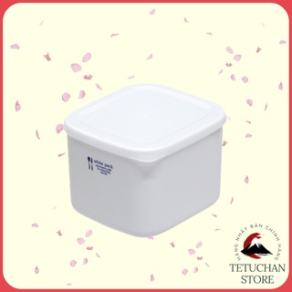 Hộp nhựa đựng thực phẩm White Pack Nakaya an toàn dùng cho lò vi sóng 1L Nhật Bản - Tetuchan Store
