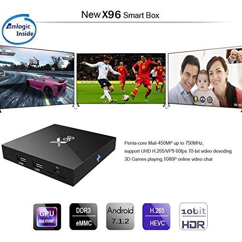 Android Box X96W, Android TV 9, DDR3 2GB, Rom 16GB, phiên bản mới 2019, lựa chọn tốt trong tầm giá