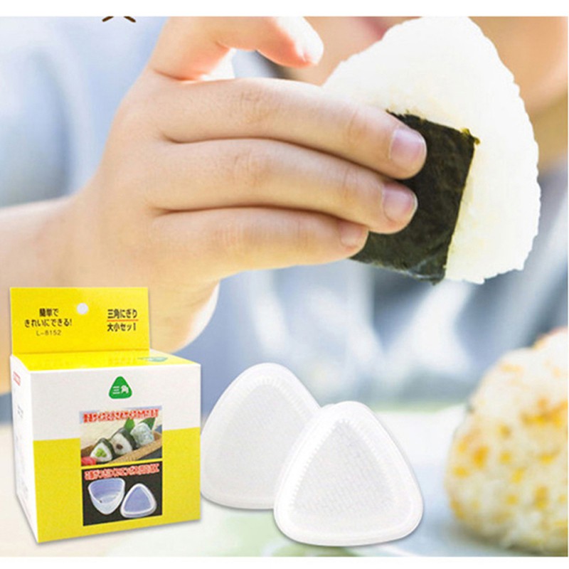 1 Bộ 2 Khuôn Làm Cơm Nắm Hình Tròn