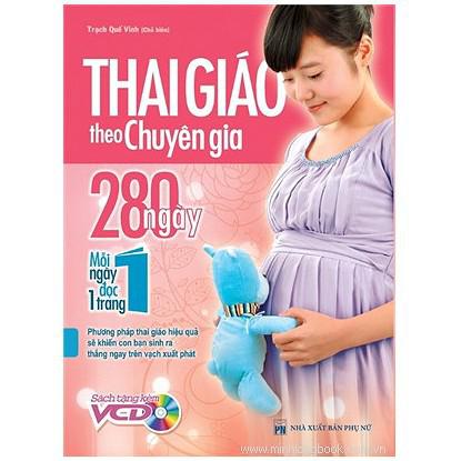 Sách - Combo Thai Giáo Theo Chuyên Gia 280 Ngày Mỗi Ngày Đọc 1 Trang + 01 Sổ Gia Đ