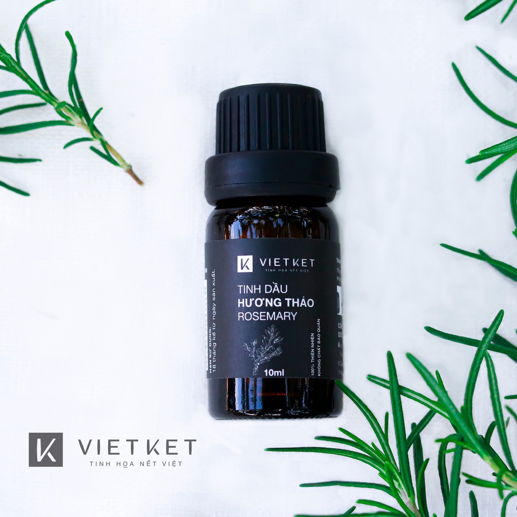 Tinh Dầu Hương Thảo VIET KET Chăm Sóc Da Mặt, Dưỡng Tóc Mềm Mượt, Hương Thơm Thư Giãn 100ml