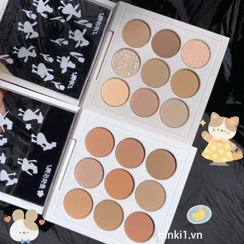(Hàng Mới Về) Bảng Phấn Trang Điểm Mắt 9 Ô Màu Lâu Trôi Chống Thấm Nước | BigBuy360 - bigbuy360.vn
