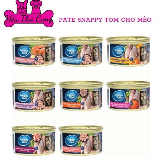 Pate cho mèo Snappy Tom Premium 85g-YÊU THÚ CƯNG