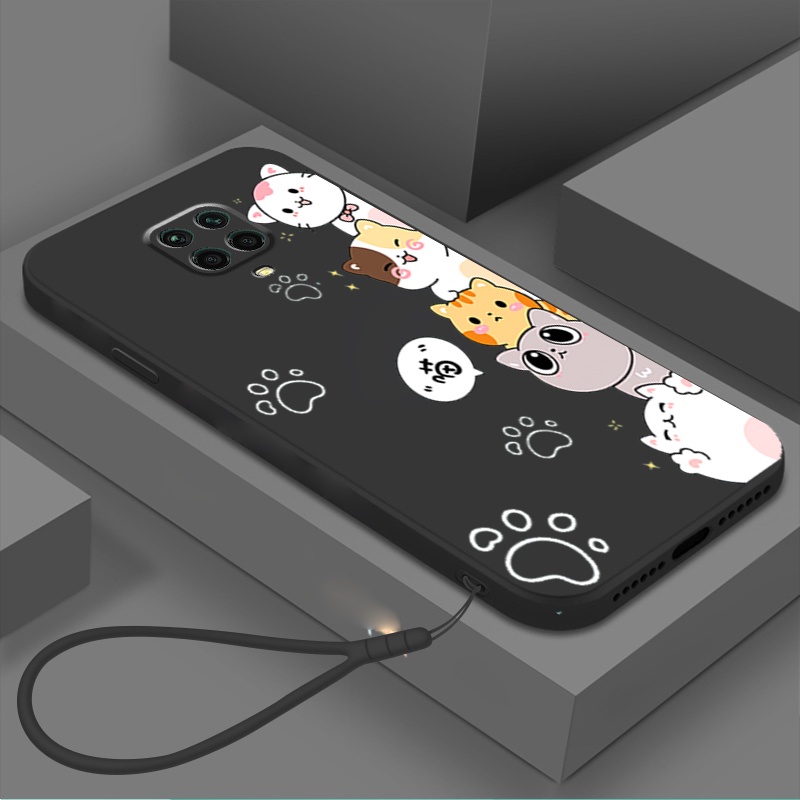Ốp lưng REDMI NOTE 9S XIAOMI REDMI NOTE 9 PRO Ốp Điện Thoại Silicon Mềm Bảo Vệ Cho REDMI NOTE 9S XIAOMI REDMI NOTE 9 PRO DZMM01 viền vuông cute