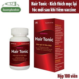 Hair Tonic kích thích mọc tóc mới, chống rụng tóc, hói đầu, làm mượt và đen tóc,(Hộp 100 viên)