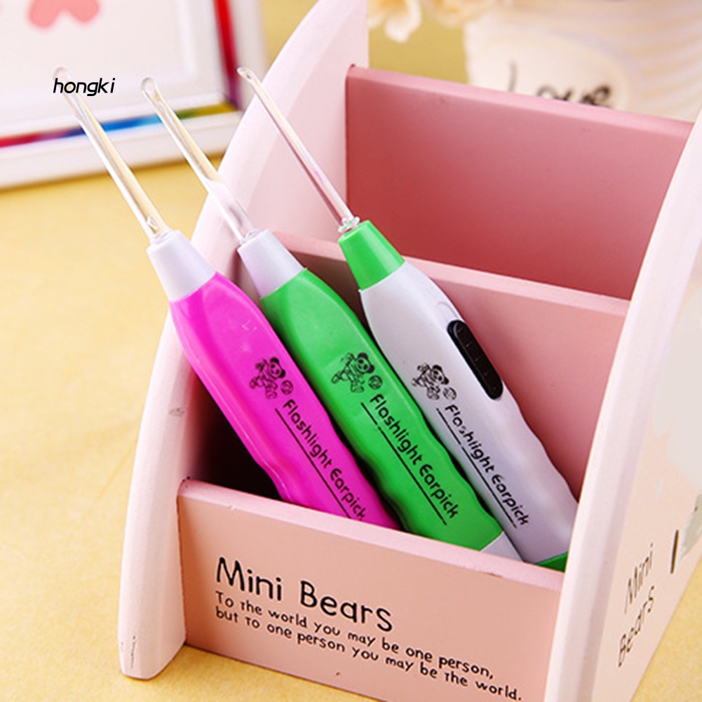 1 Dụng Cụ Lấy Ráy Tai Có Đèn Pin LED + 3 Đầu Thay Thế