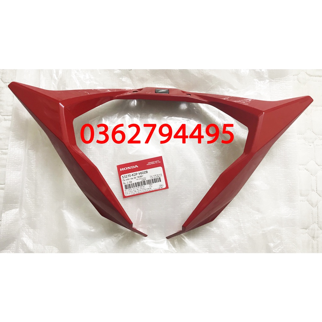 Nhựa ốp trên tay lái/ Ốp viền đồng hồ Winner X 2022  Zin chính hãng Honda